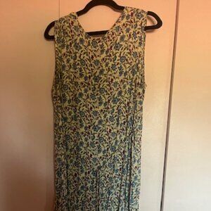 MAXI FLORAL NORTHERN REFLECFTIONS DRESS SIZE 16